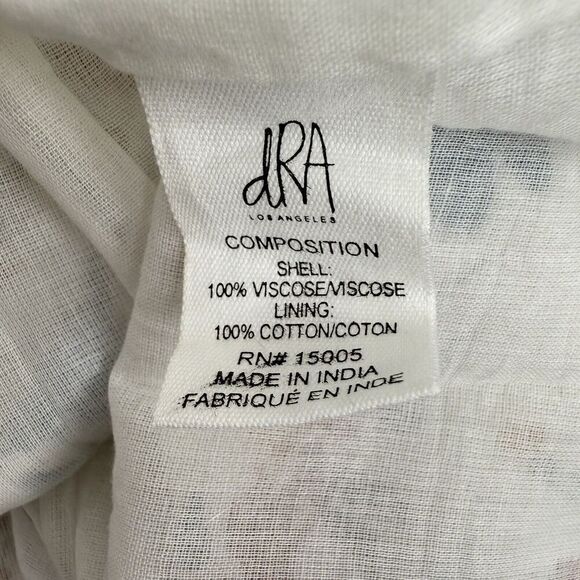 dRA Los Angeles Square Neck Shift Dress Size S Floral Mini Beach‎ Spring Summer - Picture 10 of 13